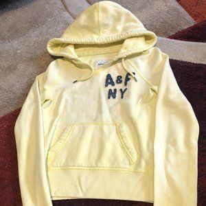 Abercrombie and Fitch yellow fade hoodie